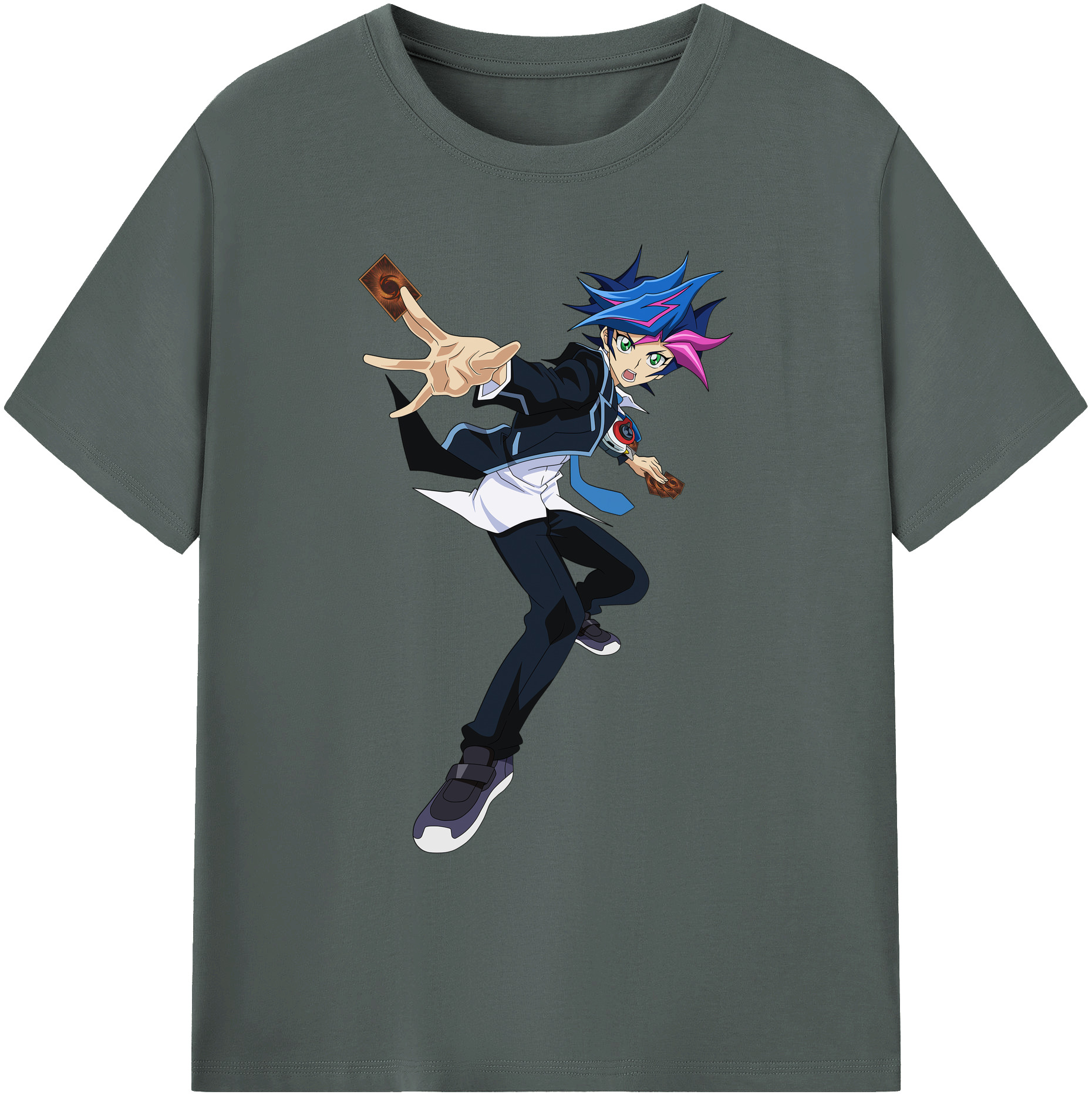 （画像用） 遊☆戯☆王 Yu-Gi-Oh! 綿100％ メンズ半袖Tシャツ｜肌触りやわらか＆通気性